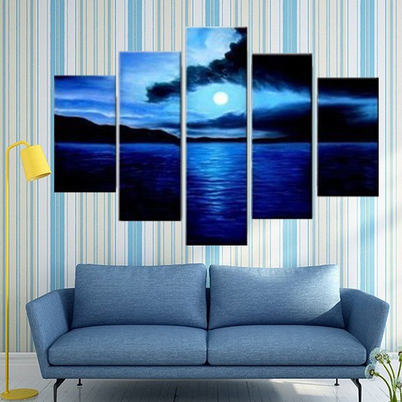 DIY Sunrise Sofa Background Wall Decor