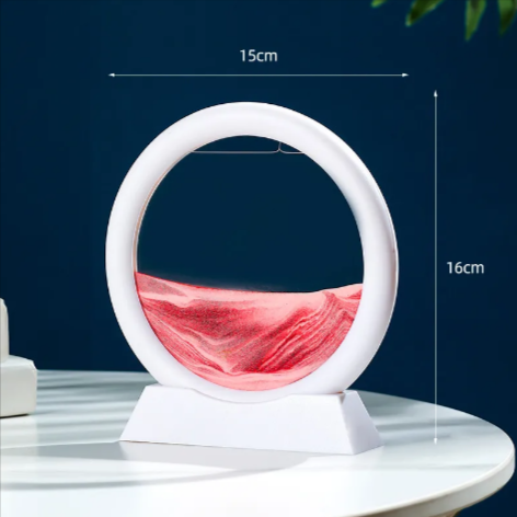 Round Quicksand Motion Art Decor