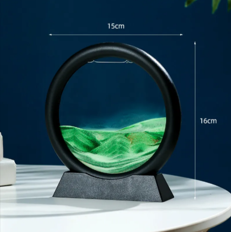 Round Quicksand Motion Art Decor