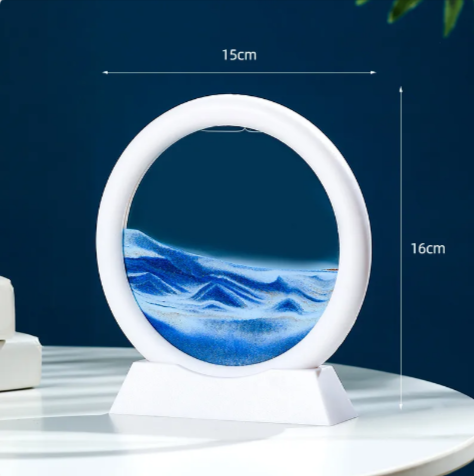 Round Quicksand Motion Art Decor