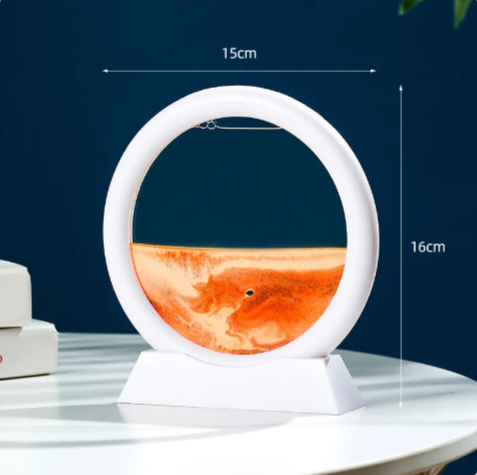 Round Quicksand Motion Art Decor