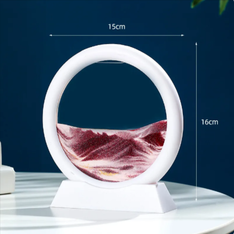 Round Quicksand Motion Art Decor