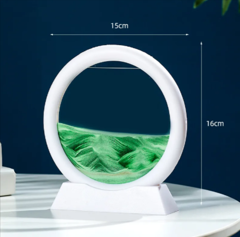 Round Quicksand Motion Art Decor