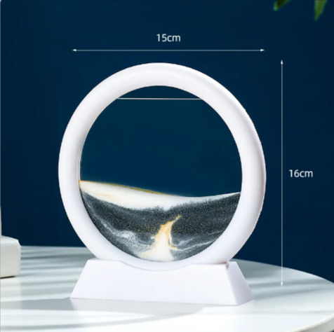 Round Quicksand Motion Art Decor