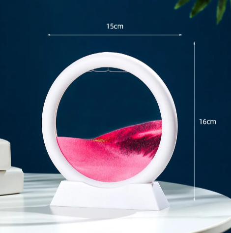Round Quicksand Motion Art Decor