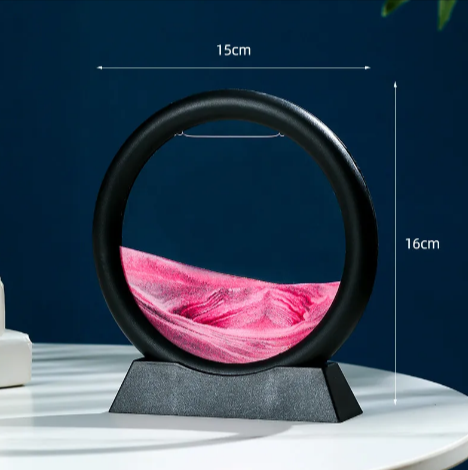 Round Quicksand Motion Art Decor