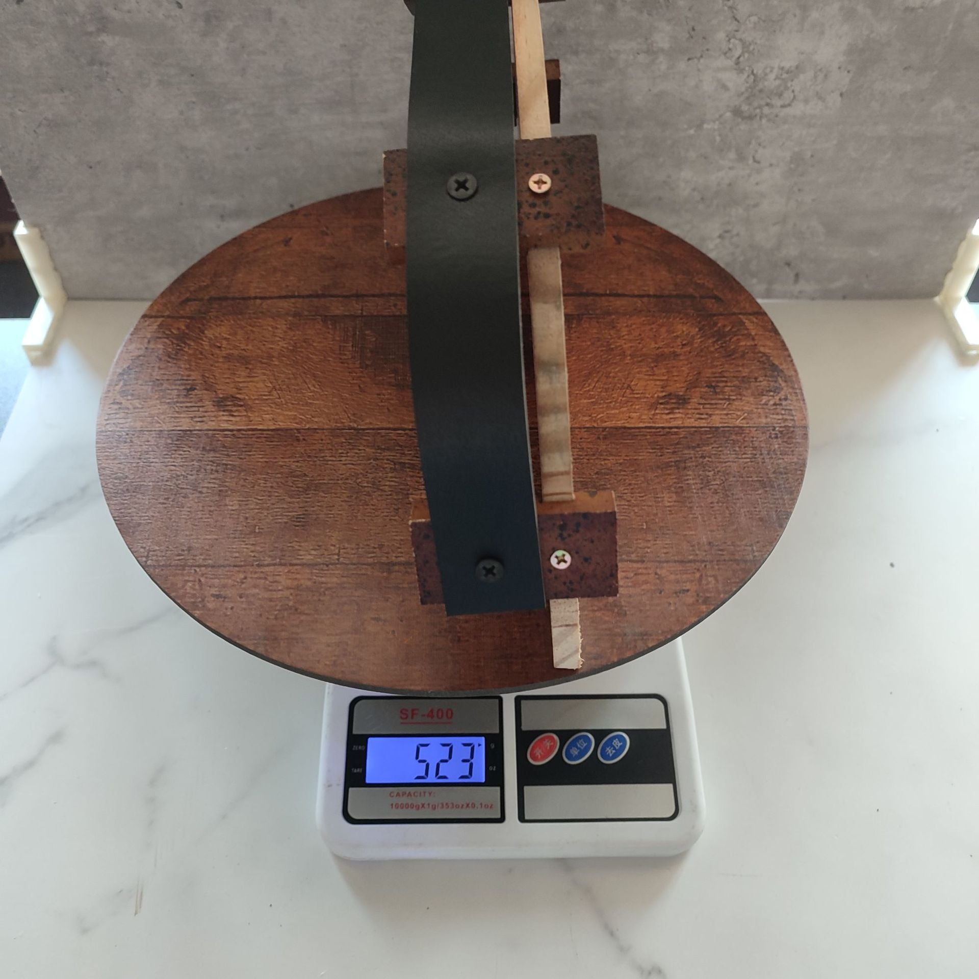 Handmade Wall-Mounted Wine Bottle Display Rack